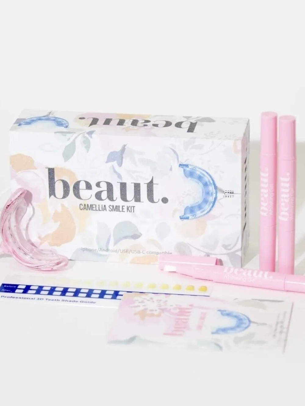 Beaut. Camellia Smile Kit — Pink Teeth Whitening Set